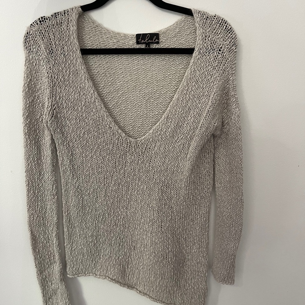 Beige knit Talula sweater